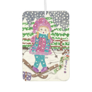 Ski-Girl-Luftkühler Autolufterfrischer