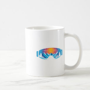 Ski Goggles Kunst, Dichtung und Musik Minimalistis Kaffeetasse
