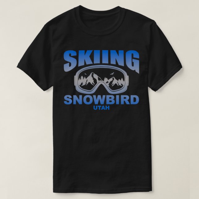 Ski Goggles Snowbird Utah T-Shirt (Design vorne)