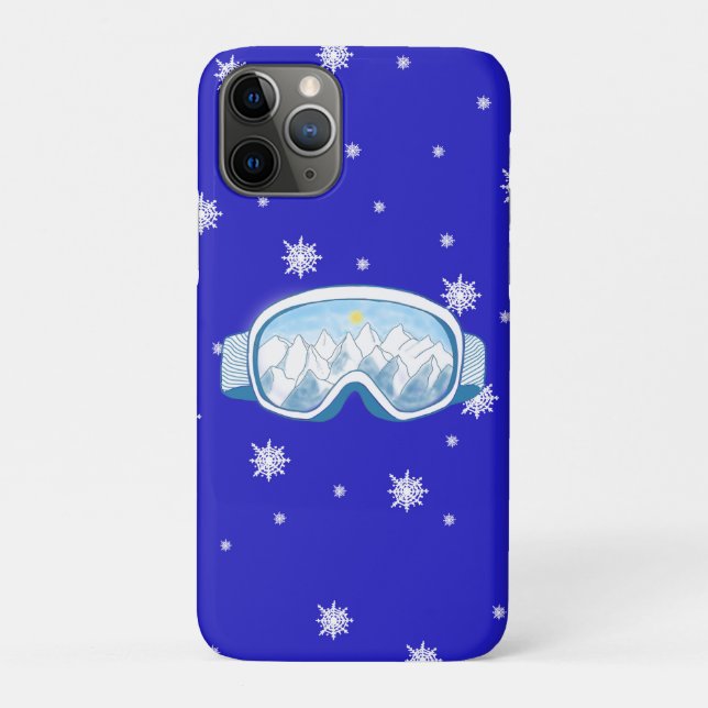 Ski Goggles Snowflake Tanz Case-Mate iPhone Hülle (Rückseite)