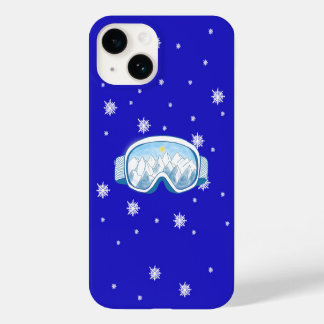 Ski Goggles Snowflake Tanz Case-Mate iPhone 14 Hülle