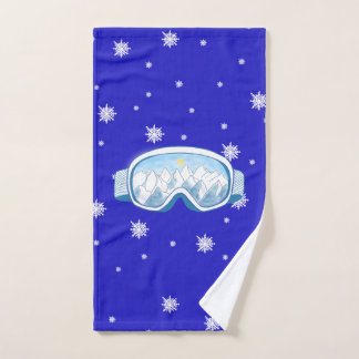 Ski Goggles Snowflake Tanz Handtuch