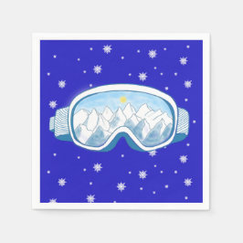 Ski Goggles Snowflake Tanz Serviette