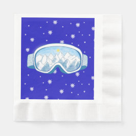 Ski Goggles Snowflake Tanz Serviette