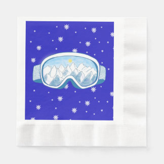 Ski Goggles Snowflake Tanz Serviette