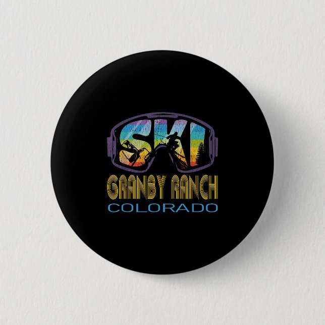 Ski Granby Ranch Colorado Skiurlaub Button (Vorderseite)