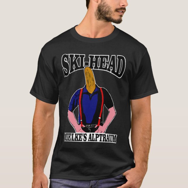 Ski-Head – Mielkes Alptraum T-Shirt (Vorderseite)