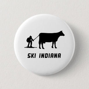 Ski Indiana Button