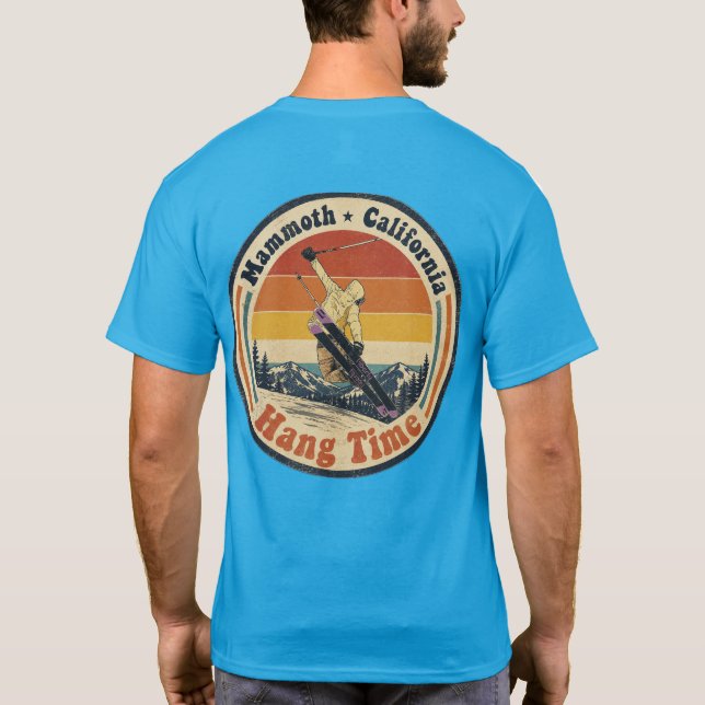 Ski Jump Mammoth Hangzeit  T-Shirt (Rückseite)
