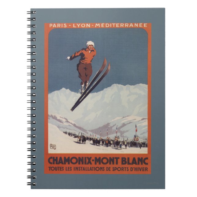 Ski Jump - PLM olympisches Promo Poster Notizblock (Vorderseite)