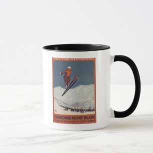 Ski Jump - PLM olympisches Promo Poster Tasse
