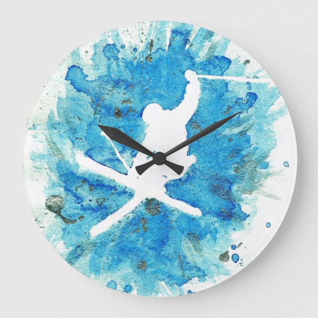 Ski Jump Uhr (Vorderseite)