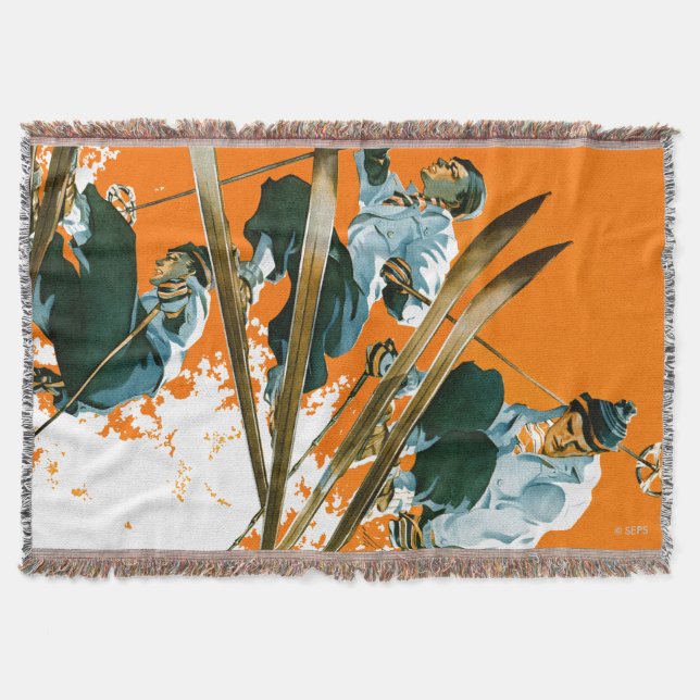 Ski Jumpers von Ski Weld Decke (Vorderseite)