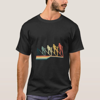 Ski Jumping Funny Gift Vintage Retro T-Shirt