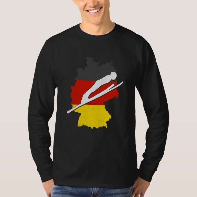 ski jumping germany ski flying winter sports ski j T-Shirt (Vorderseite)