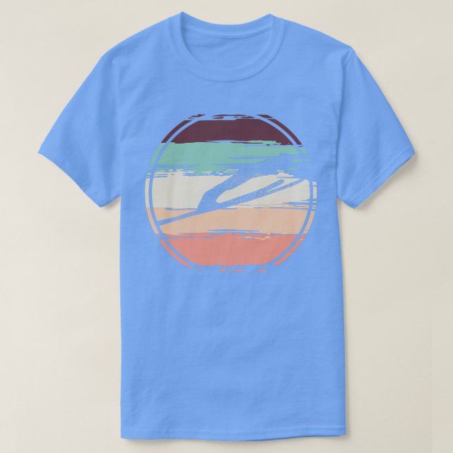 Ski Jumping Retro T-Shirt (Design vorne)