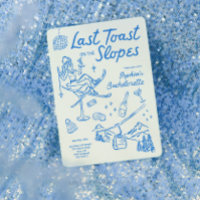 Ski Junggeselinnen-Abschied Ausflug Letzten Toast 