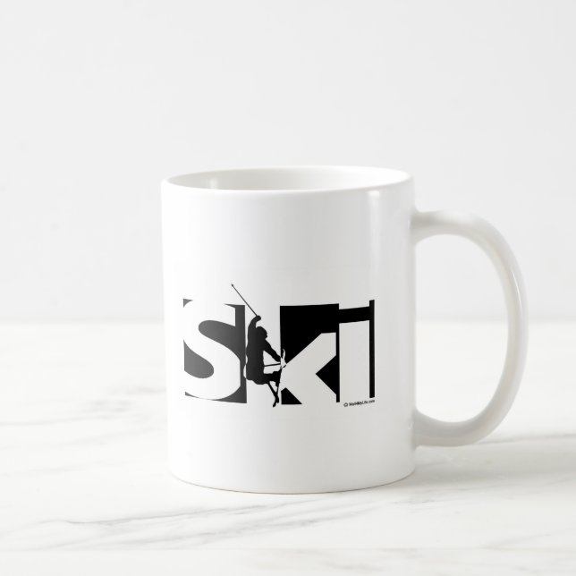 Ski Kaffeetasse (Rechts)
