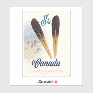 Ski Kanada Aufkleber