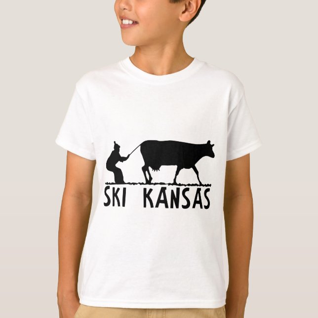 Ski Kansas T-Shirt (Vorderseite)