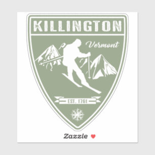 Ski Killington Vermont Aufkleber