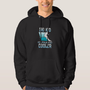 Ski-Kind Skifahren Skifahrer Snowboard Wintersport Hoodie