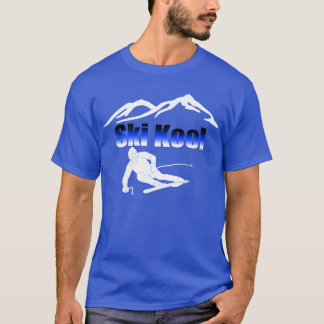 Ski Kool Königsblaut-stück T-Shirt