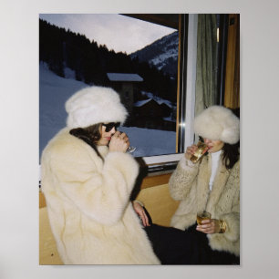 Ski-Kunstprint Poster
