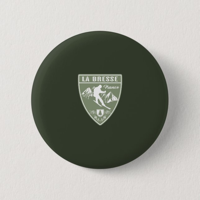 Ski La Bresse Frankreich Button (Vorderseite)