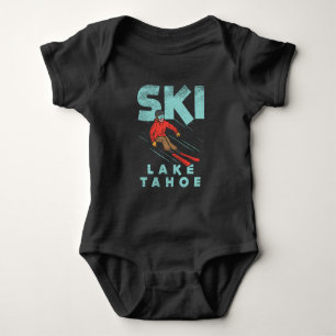 Ski Lake Tahoe Baby Strampler