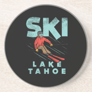 Ski Lake Tahoe Getränkeuntersetzer