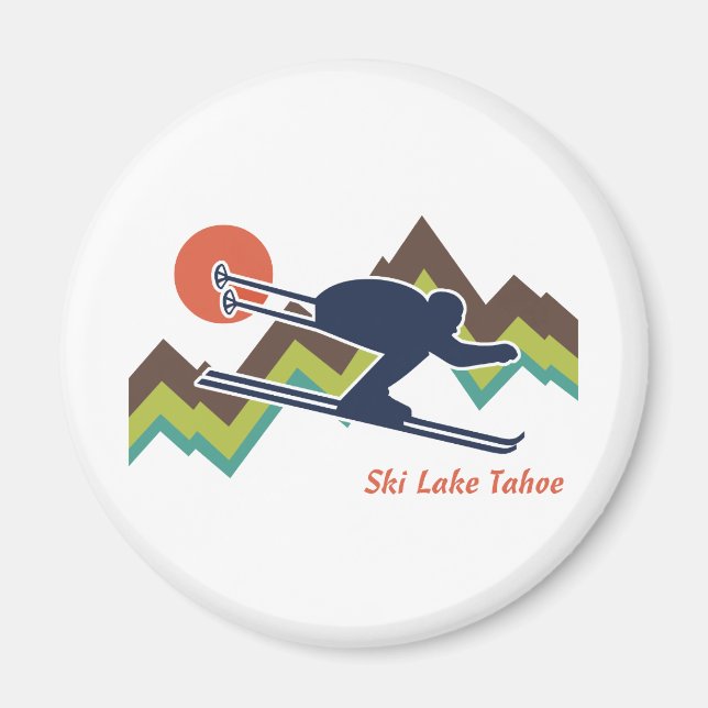 Ski Lake Tahoe Magnet (Vorne)