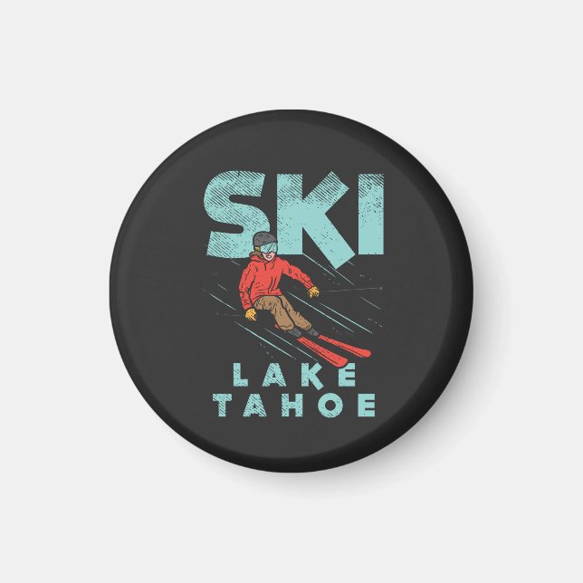 Ski Lake Tahoe Magnet (Vorne)