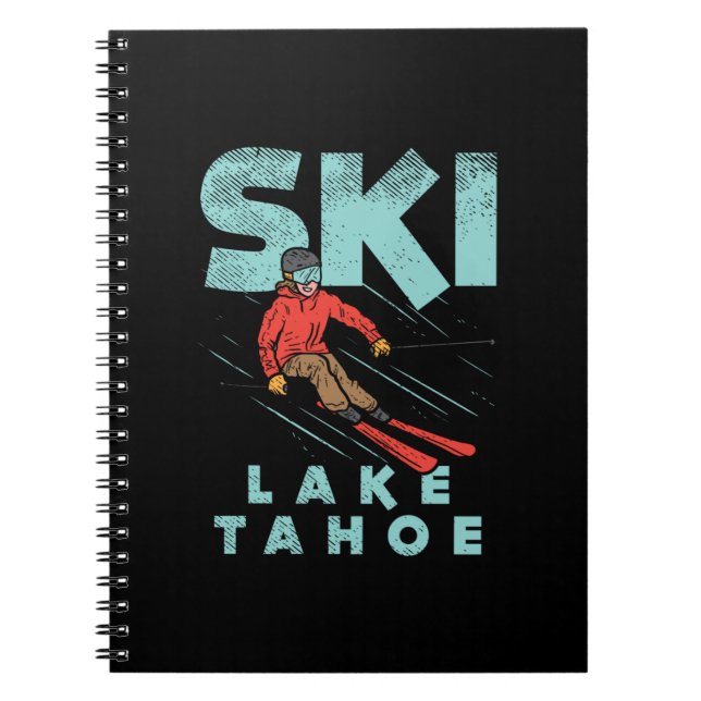 Ski Lake Tahoe Notizblock (Vorderseite)