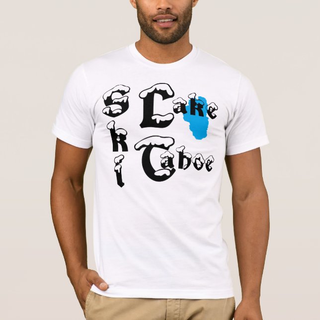 Ski Lake Tahoe T-Shirt (Vorderseite)