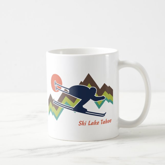 Ski Lake Tahoe Tasse (Rechts)