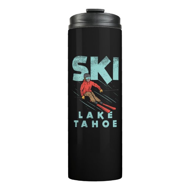 Ski Lake Tahoe Thermosbecher (Vorderseite)
