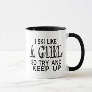 Ski LIke a Girl Tasse