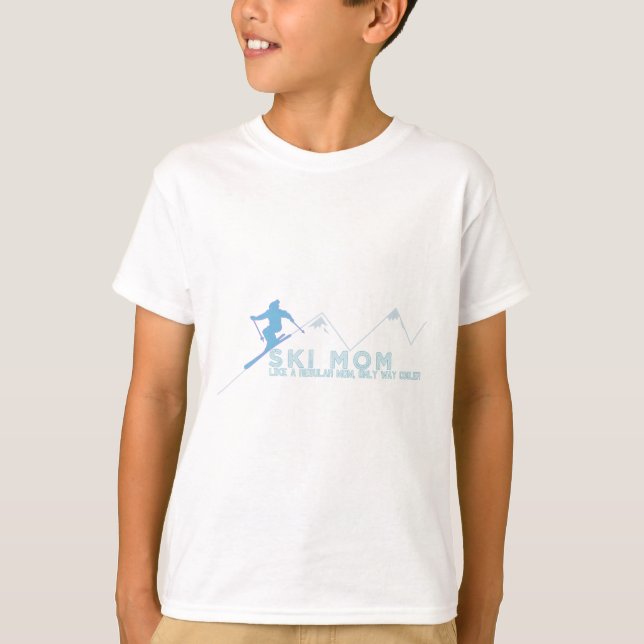 Ski-Mama Skiverleih T-Shirt (Vorderseite)