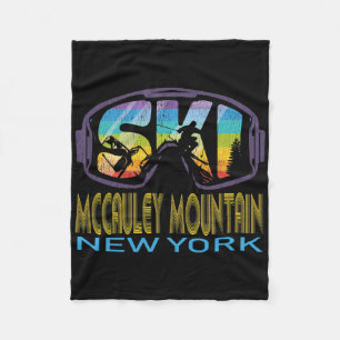 Ski Mccauley Mountain New York Skiurlaub Fleecedecke
