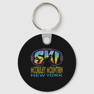 Ski Mccauley Mountain New York Skiurlaub Schlüsselanhänger