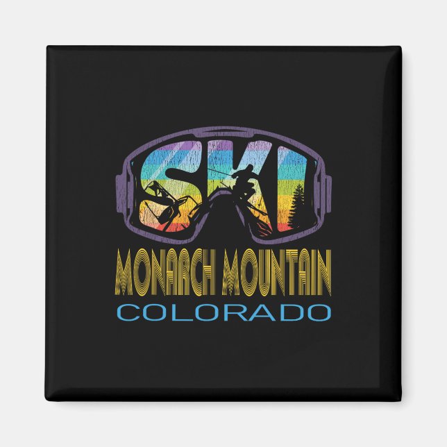 Ski Monarch Mountain Colorado Skiferien  Magnet (Vorne)