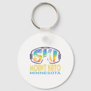 Ski Monte Kato Minnesota Skiurlaub Schlüsselanhänger