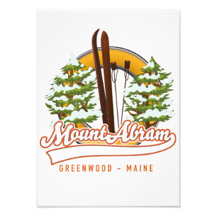 Ski Mount Abram Greenwood Fotodruck