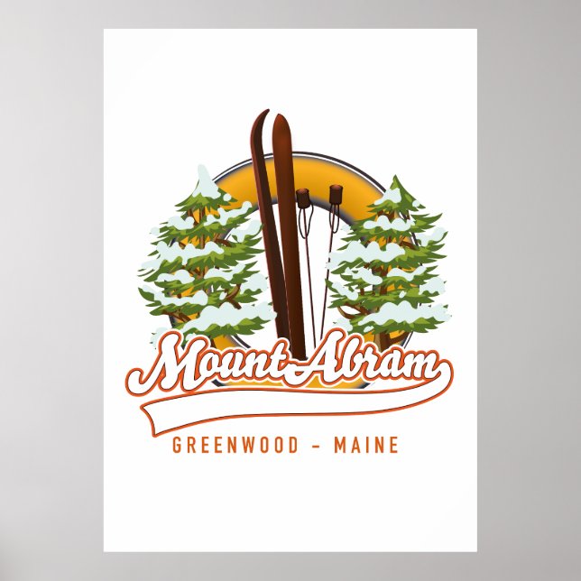 Ski Mount Abram Greenwood Poster (Vorne)