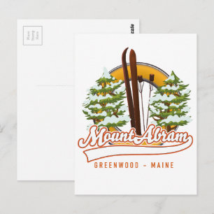 Ski Mount Abram Greenwood Postkarte