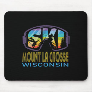 Ski Mount La Crosse Wisconsin Skiurlaub Mousepad