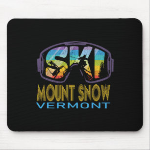 Ski Mount Snow Vermont Skiferien Mousepad
