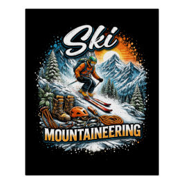 Ski Mountaineering Poster