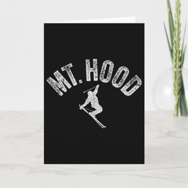 Ski Mt Hood oder (Oregon) Cool Mount Hood Winter S Karte (Vorderseite)